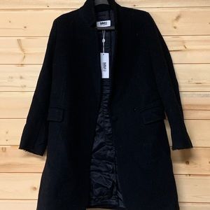 Maison Margiela black wool coat